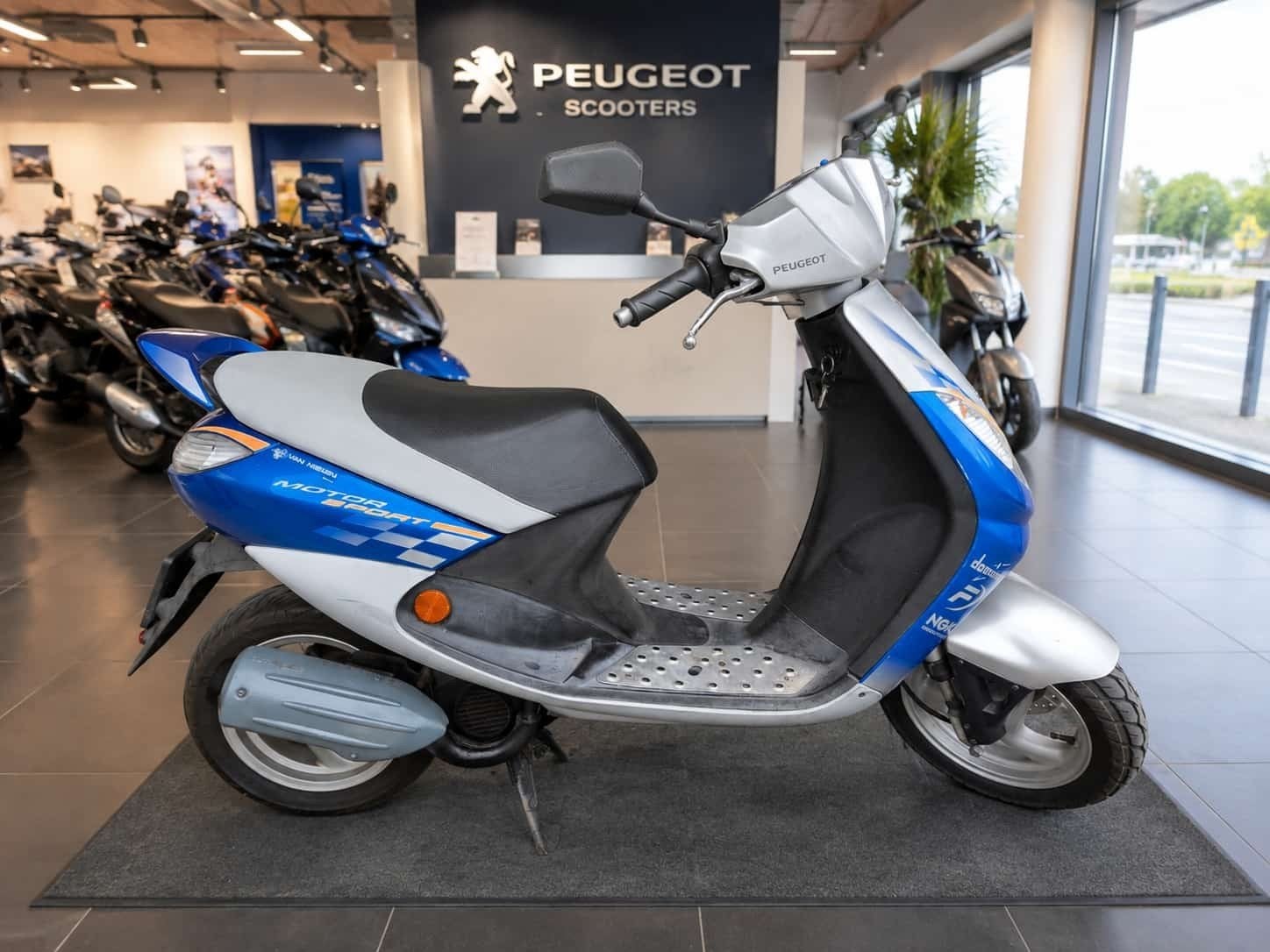 Peugeot Vivacity scooter - Blauw/Zilver, Fietsen en Brommers, Scooters | Peugeot, Ophalen of Verzenden, Gebruikt, Benzine, Vivacity