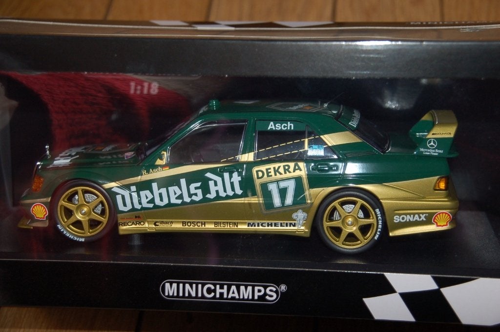1:18 MERCEDES 190 EVO 2 DIEBELS ALT #17 Minichamps WRH, Verzenden, Zo goed als nieuw, Auto, MiniChamps
