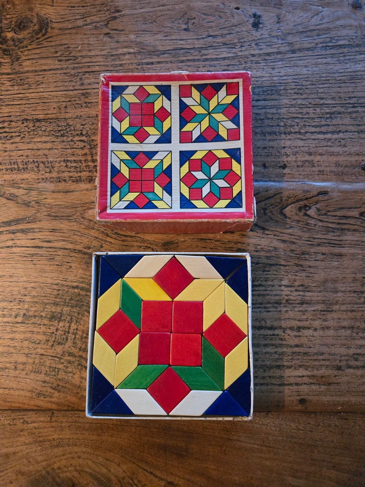 Vintage mozaïek puzzel, Ophalen of Verzenden, Gebruikt