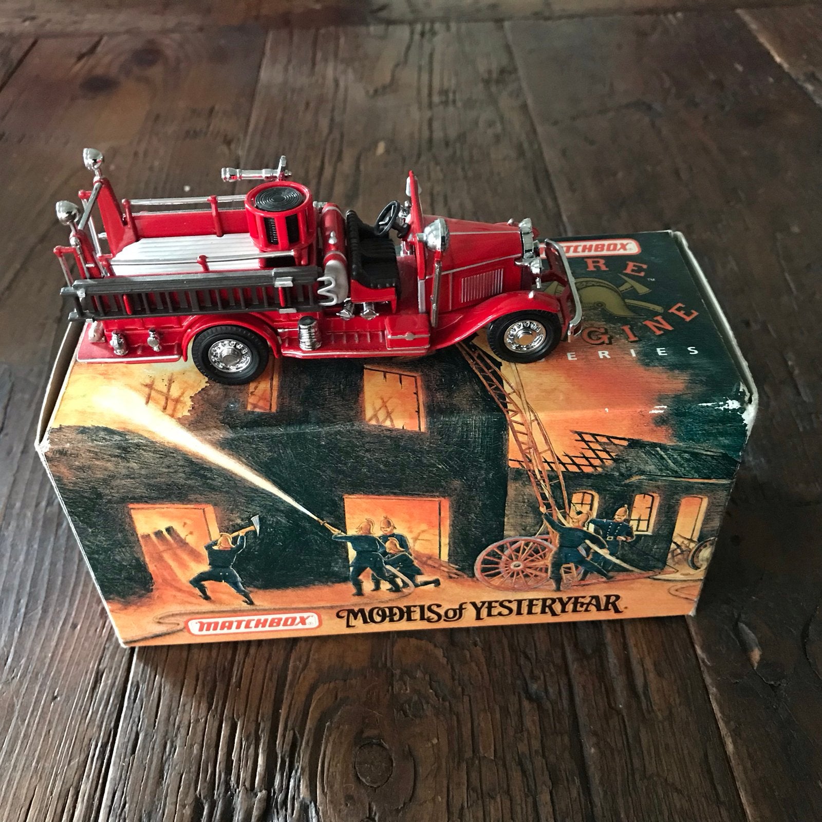 Matchbox Models of Yesteryear Brandweerauto (1993), Ophalen of Verzenden, Zo goed als nieuw