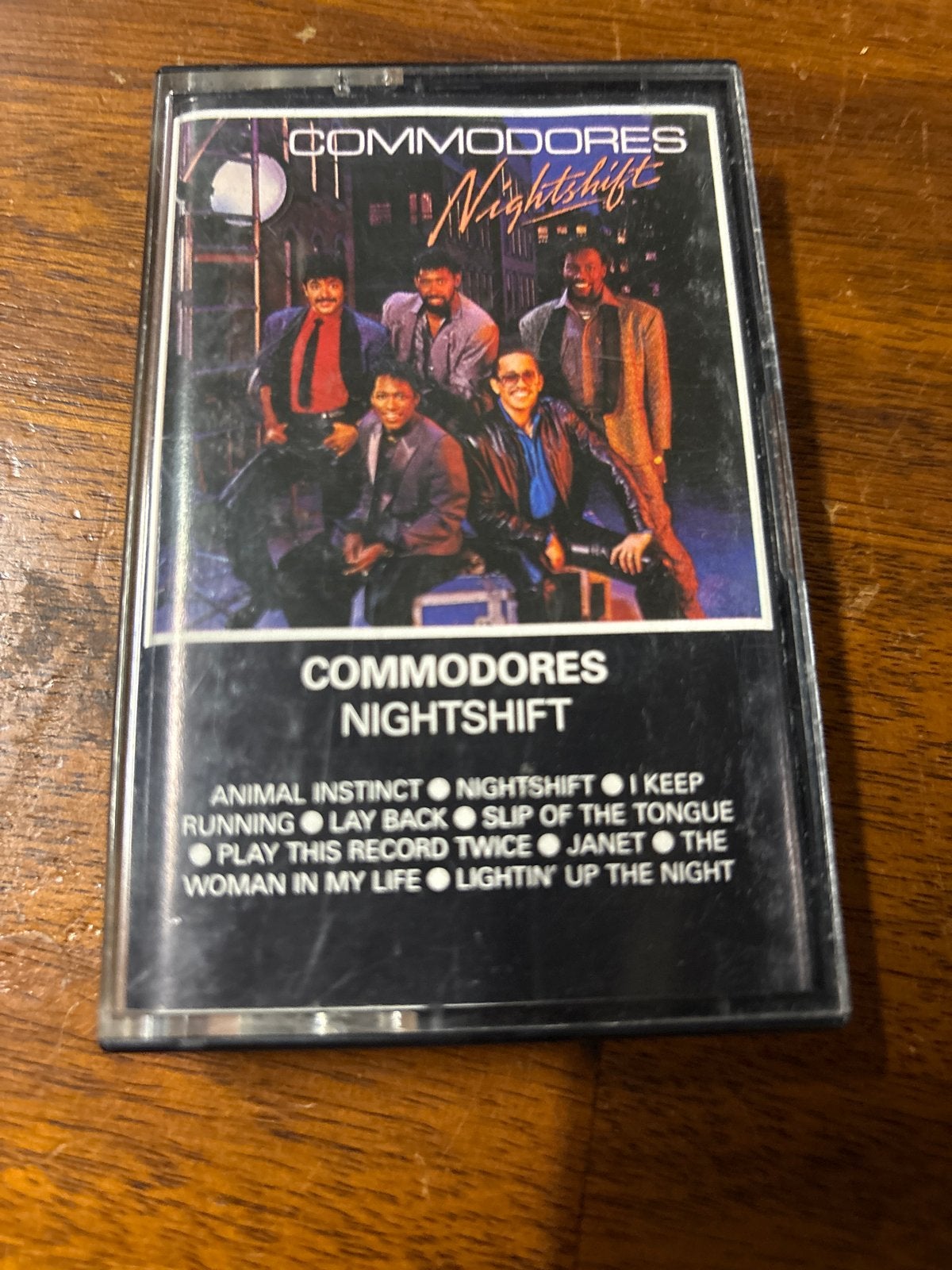 Cassettebandje Commodores - Nightshift (1984), Gebruikt, Ducoso, 1 bandje, Ophalen of Verzenden