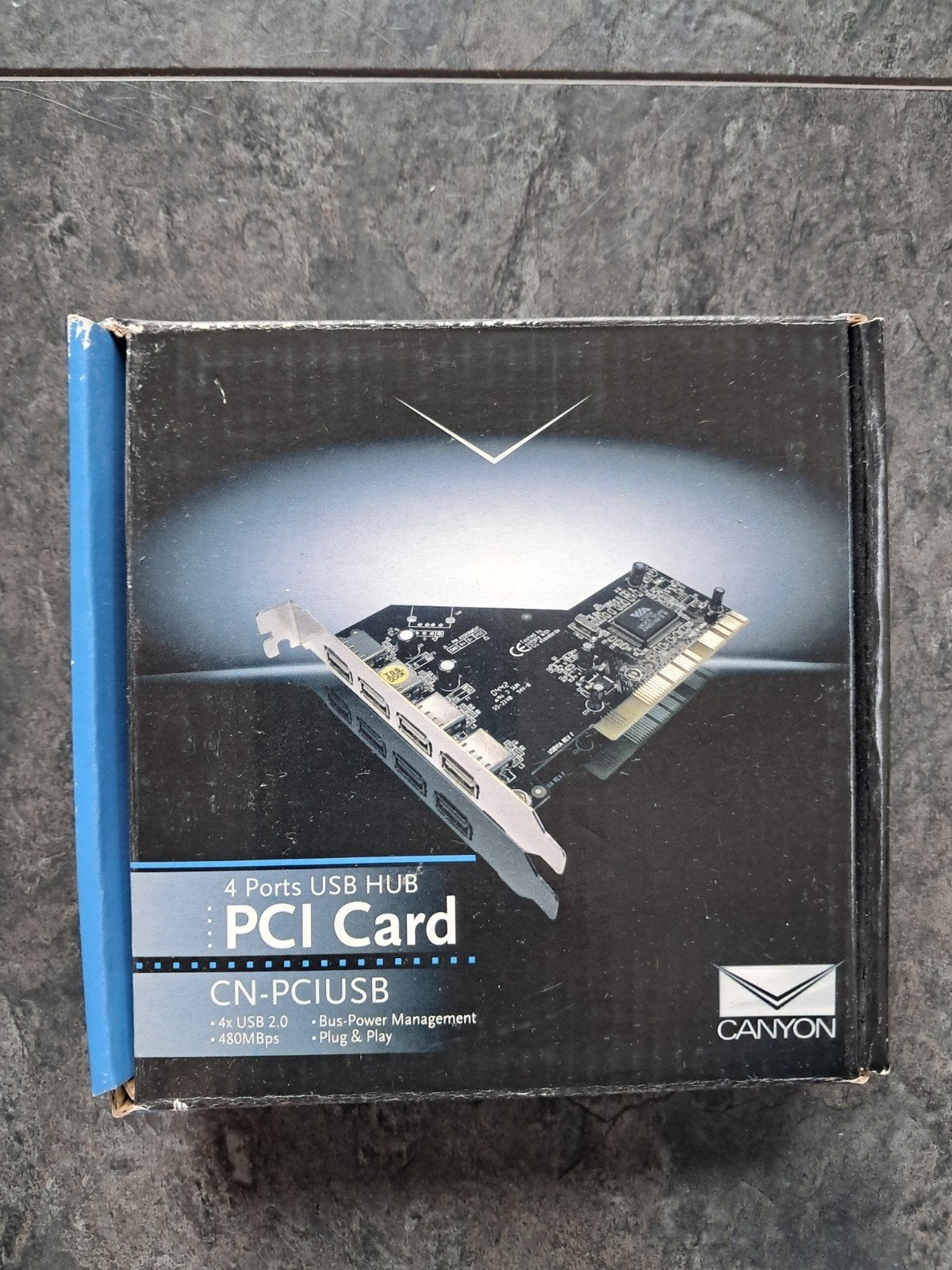Canyon PCI USB 2.0 Kaart - 4 Poorten USB Hub, Ophalen of Verzenden, Nieuw