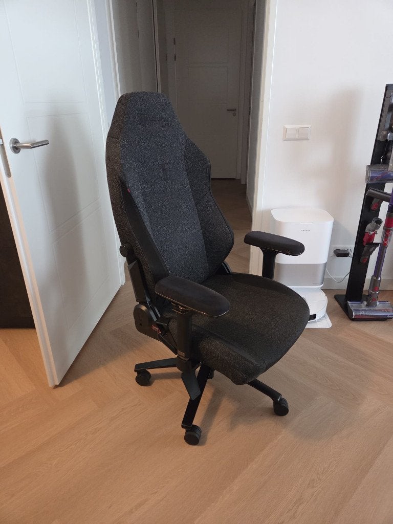 Secretlab Titan Evo 2022 Regular SoftWeave + PlushCell, Ophalen, Gaming bureaustoel, Gebruikt, Zwart