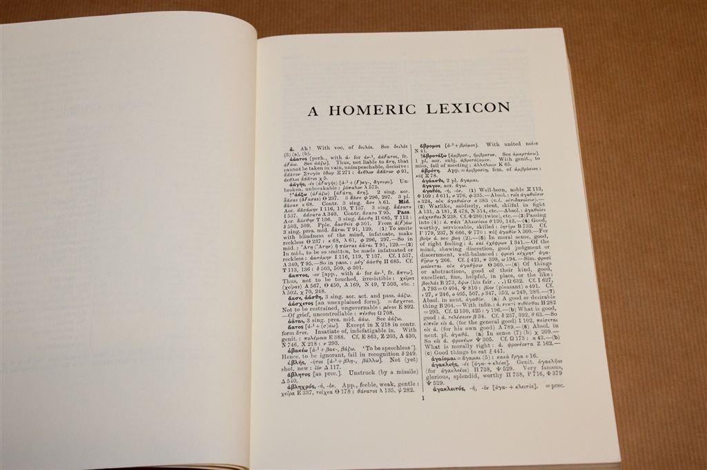Homerisch Dialect — Lexicon [1986], Ophalen of Verzenden, Gelezen