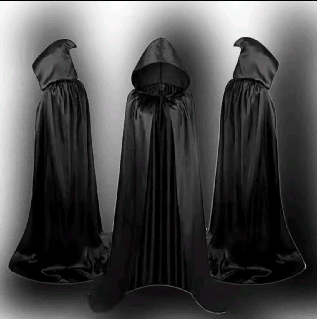 Spannende Zwarte Mantel Cape, Verzenden, Nieuw