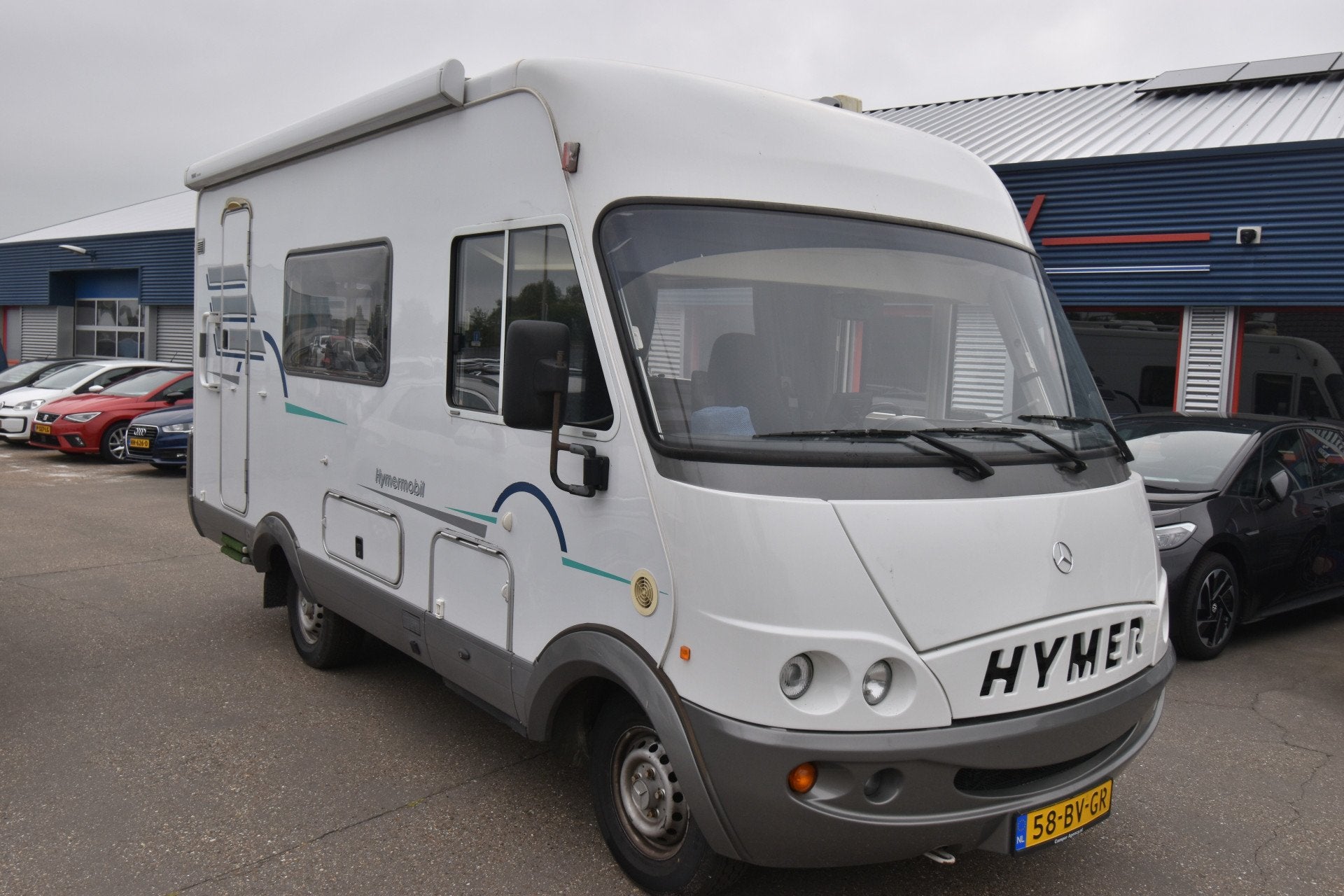 Mercedes-Benz EG/BMS001 Hymer Starline B510 , DAK AIRCO , HY, Half-automaat, Verkoop@autobedrijfvandermeij.nl, Diesel, Autobedrijf Van der Meij B.V.