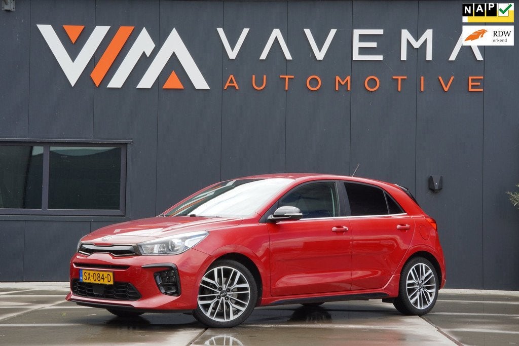 Kia Rio 1.0 TGDI GT-Line 2018 Carplay Navi Stoelverwarming 5, Auto's, Kia, Voorwielaandrijving, 450 kg, Gebruikt, 49 €/maand