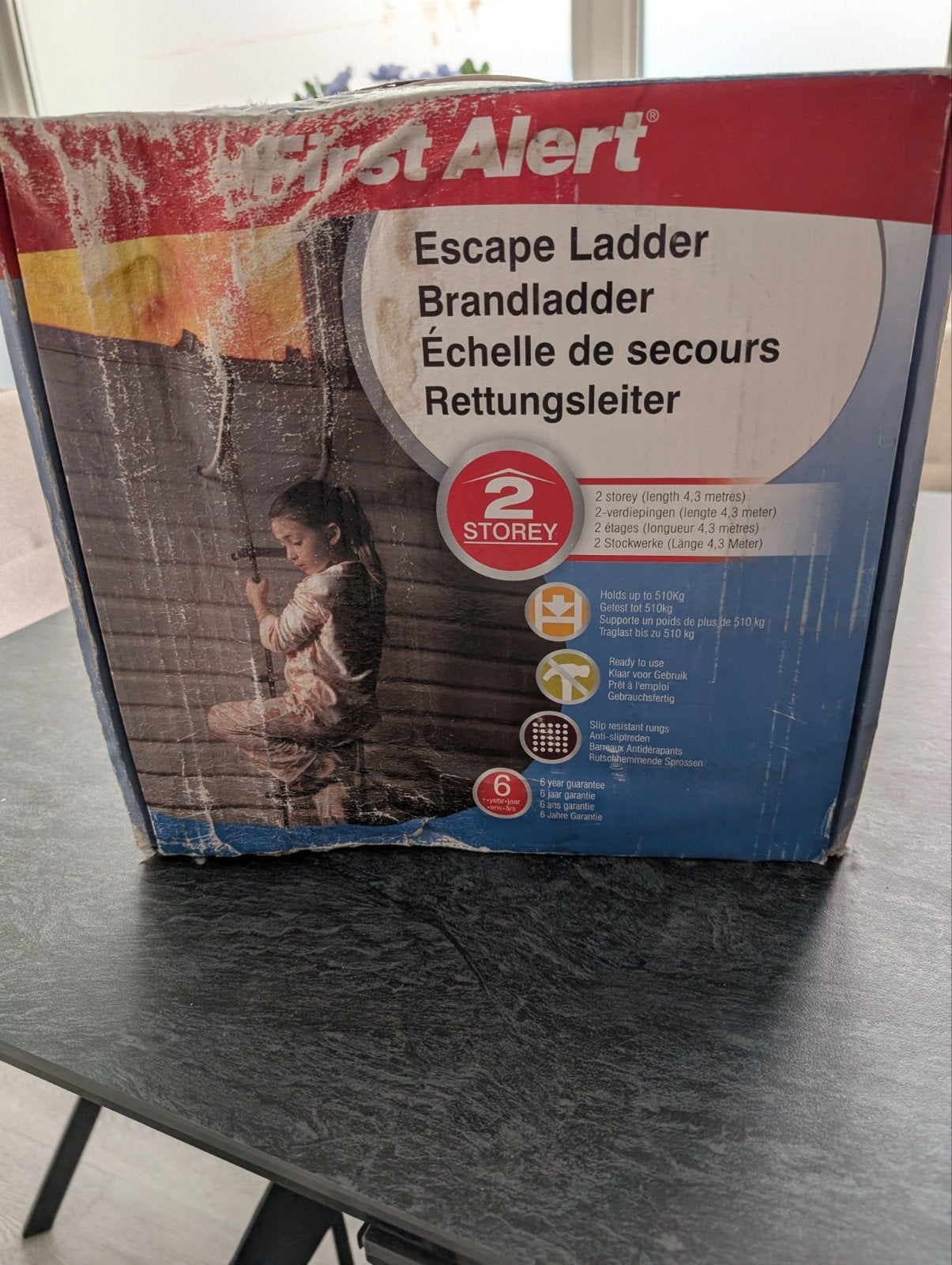 First Alert Brandladder - 2 verdiepingen (4,3 meter), Ophalen of Verzenden