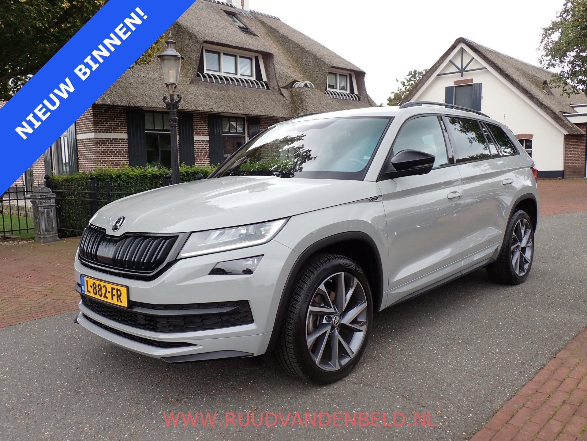 Skoda Kodiaq 1.5 TSI SPORTLINE 7-PERS / TREKHAAK / CARPLAY /, 4 cilinders, 150 pk, 7 stoelen, Origineel Nederlands