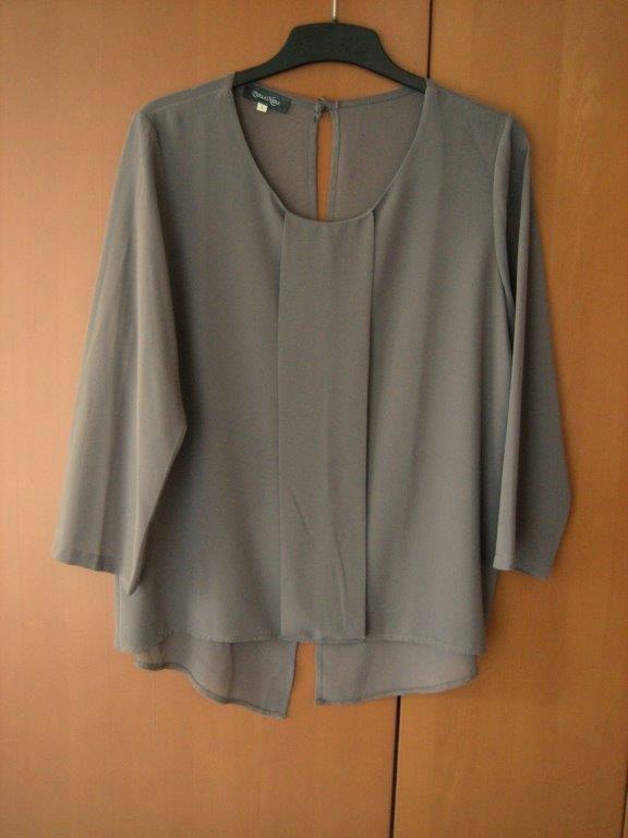 Prachtige chique bloes of tuniek PERLA NERA 40-42 snazzeys, Perla Nera, Bruin, Verzenden, Maat 42/44 (L)