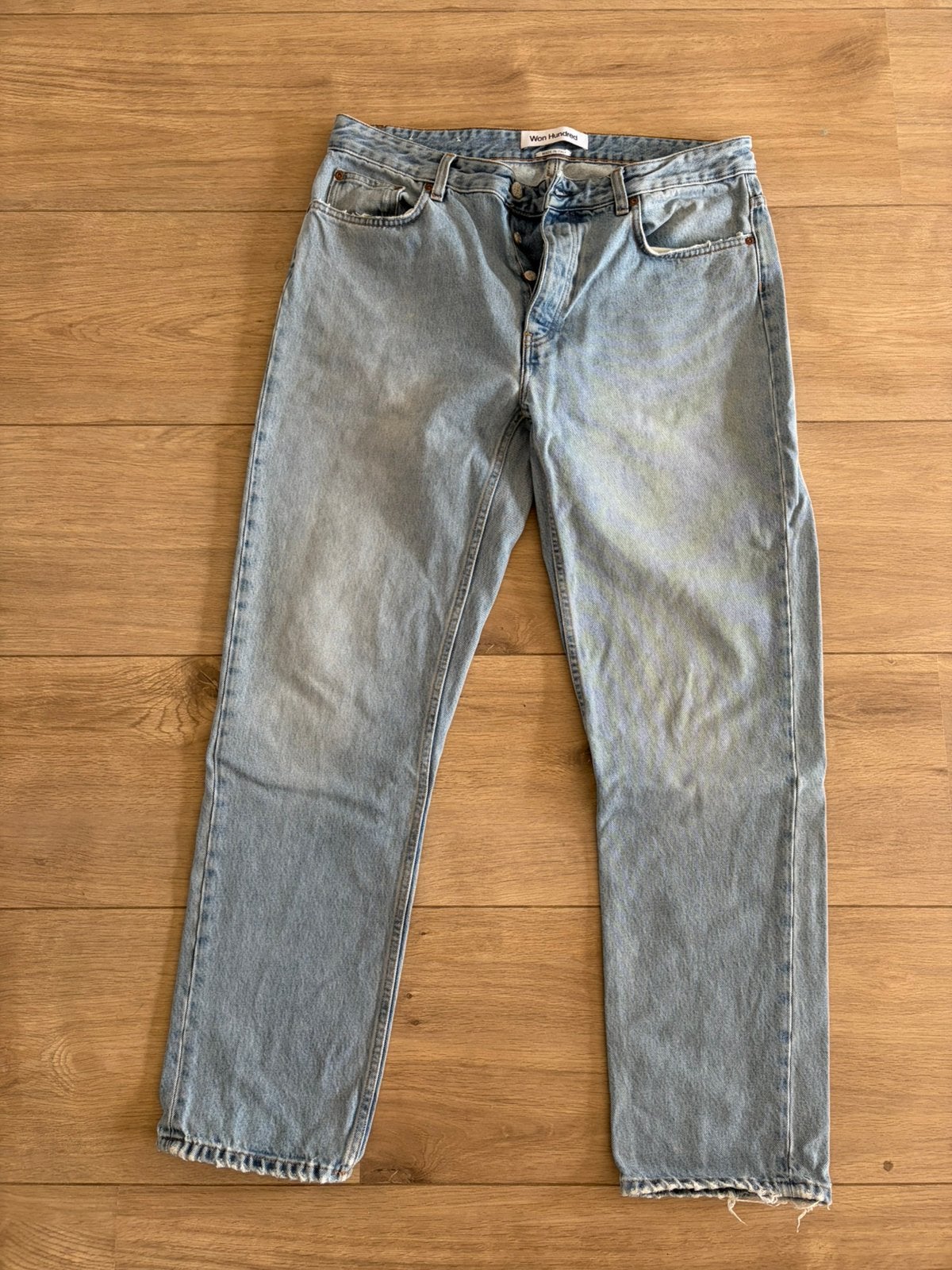 Won Hundred Ben W34L34, Kleding | Heren, Ophalen of Verzenden, Zo goed als nieuw, Blauw, W33 - W34 (confectie 48/50)