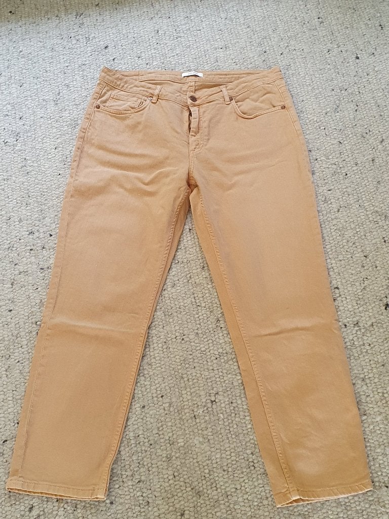 Sissy boy broek zalm oranje, Ophalen, Driekwart, Maat 34 (XS) of kleiner, Gedragen