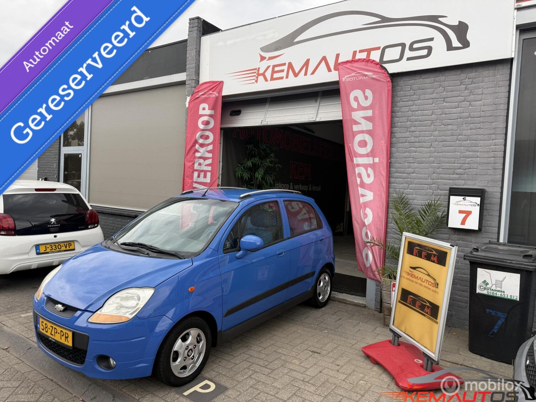 Chevrolet Matiz 0.8 Style✅CROSS-EDITION✅✅AIRCO✅, Auto's, Chevrolet, Gebruikt, Blauw, Origineel Nederlands, Bedrijf