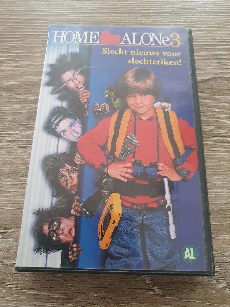 Home Alone 3 VHS videoband, Cd's en Dvd's, VHS | Film, Zo goed als nieuw, Komedie, Nederlands ondertiteld, Alle leeftijden, Engels