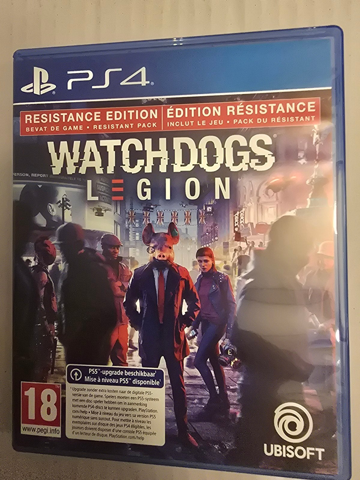 Watch Dogs Legion Resistance Edition PS4 (PS5 upgrade), Avontuur en Actie, Vanaf 18 jaar, 1 speler, Ophalen of Verzenden