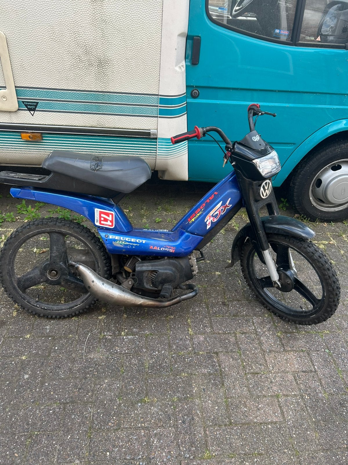 Peugeot fox 70 cc crosser, Ophalen, Gebruikt, 70 cc, Fox