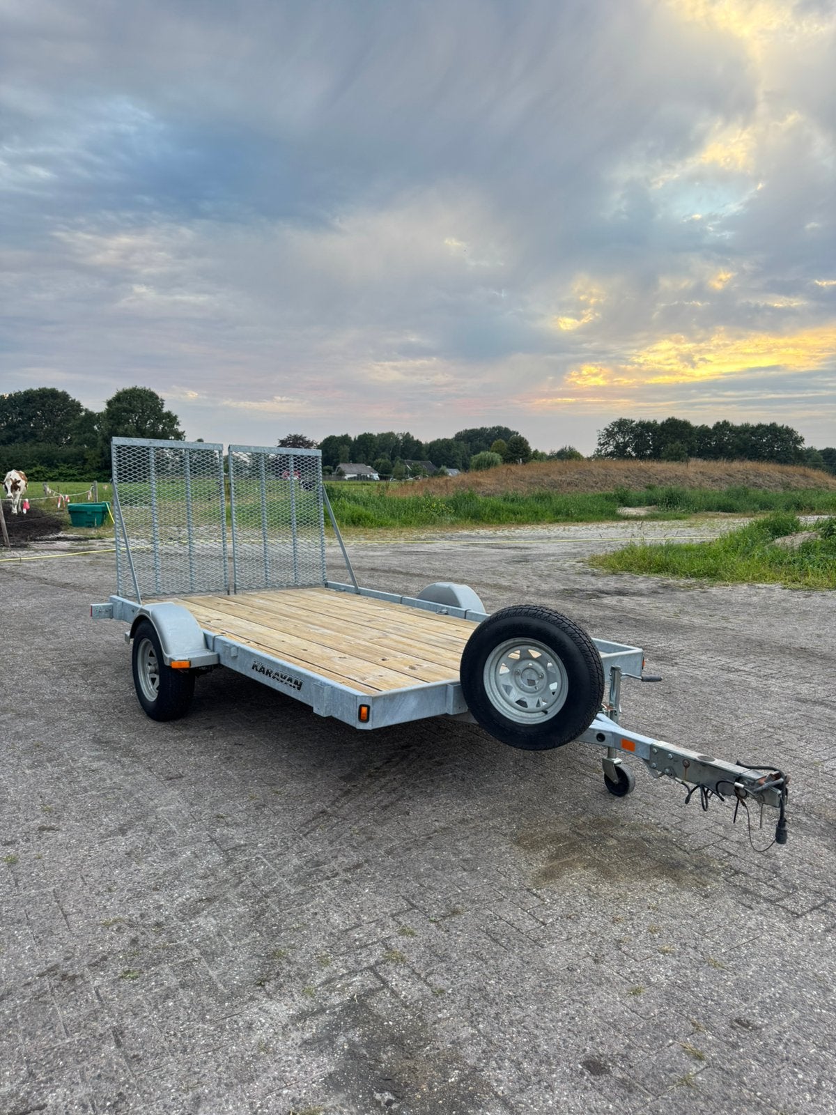 KARAVAN aanhanger kar machinetransporter, Ophalen of Verzenden