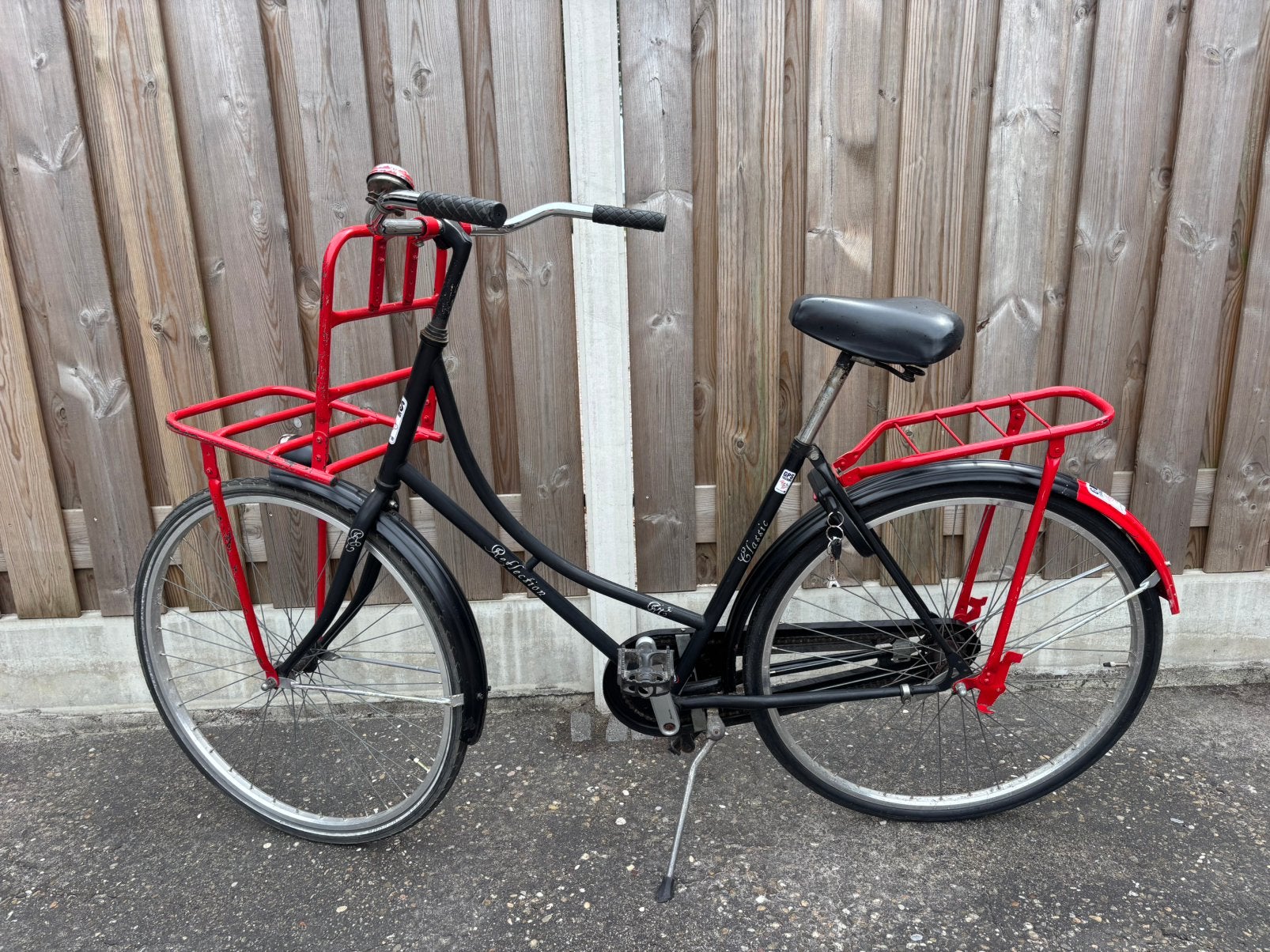 Stationsfiets, 53 tot 56 cm, Ophalen, Gebruikt, Terugtraprem