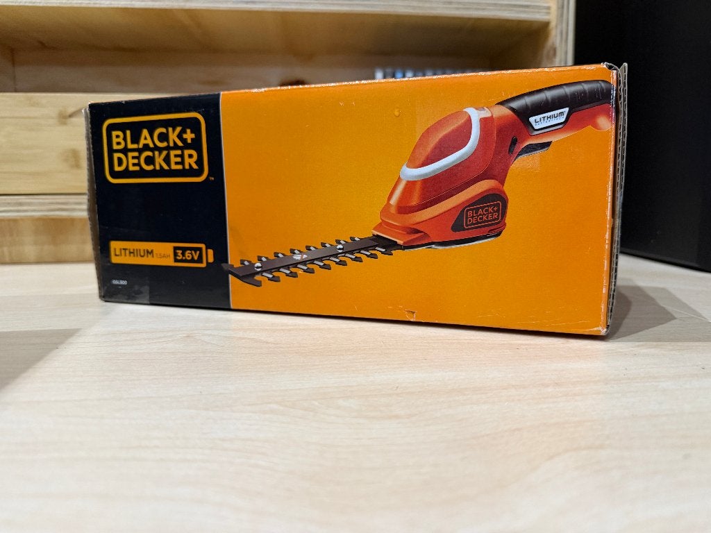 ✅ BLACK+DECKER 3,6V struikschaar GSL300-QW, Ophalen of Verzenden, Nieuw, Accu, BLack + Decker.