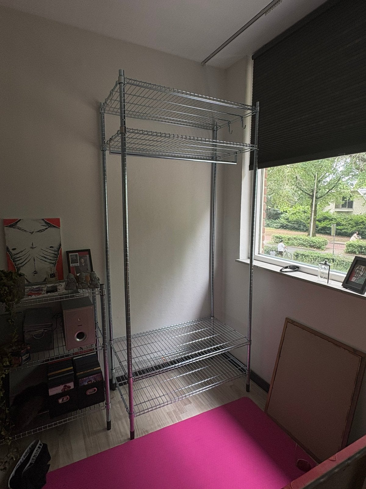 IKEA OMAR rek met kledingroede, Antiek en Kunst, Ophalen