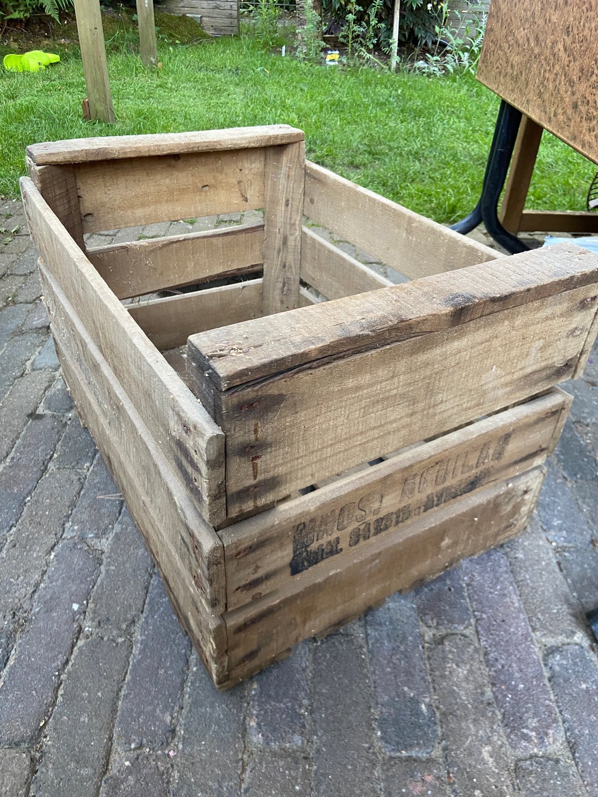 Veilingkrat / Appelkrat, Huis en Inrichting, Woonaccessoires | Kisten, Ophalen, Gebruikt, Minder dan 50 cm