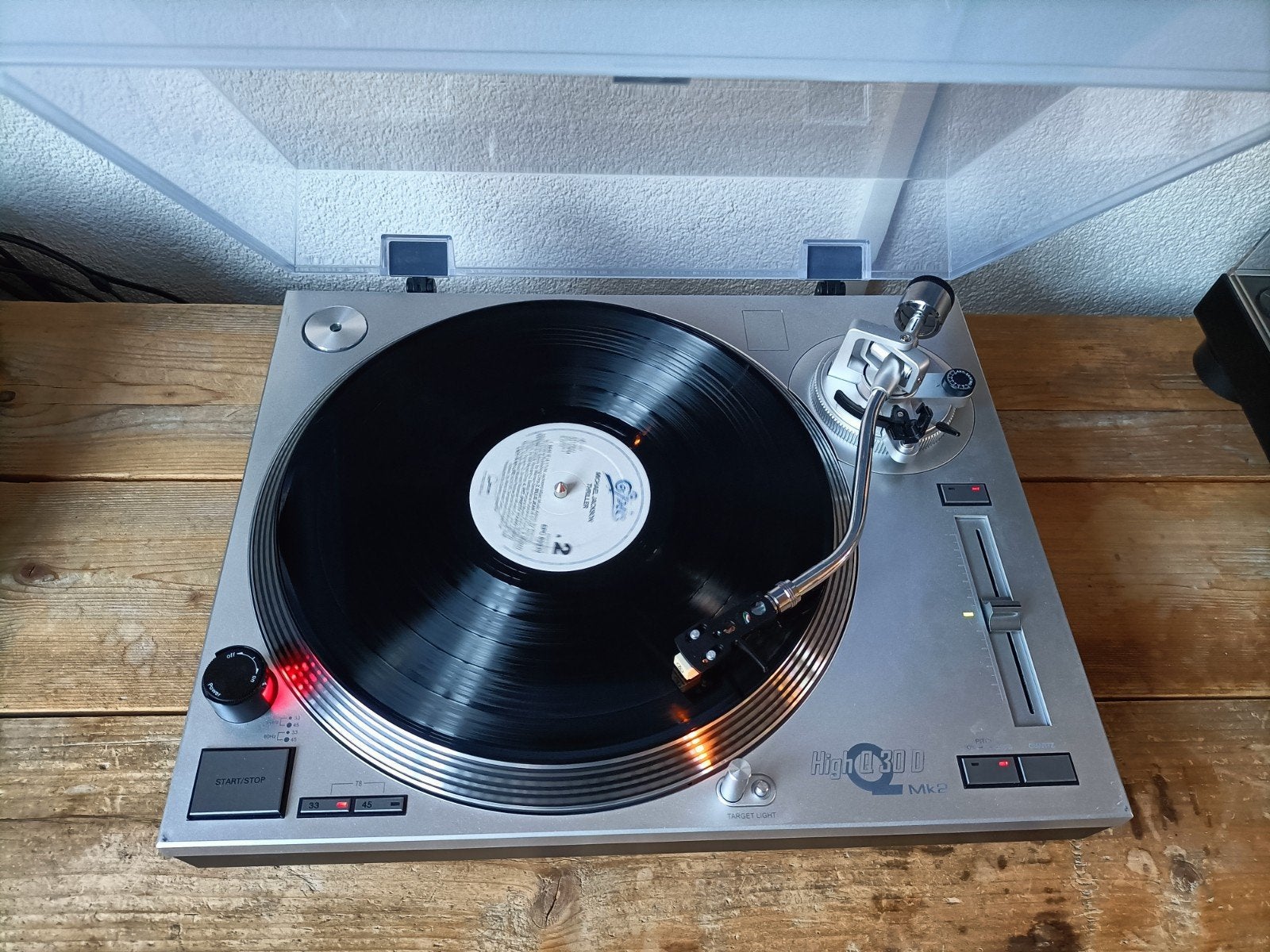 High Q 30D MK2 Direct Drive Platenspeler - Speelklaar, Pitch-regelaar, Zo goed als nieuw, Platenspeler, Ophalen