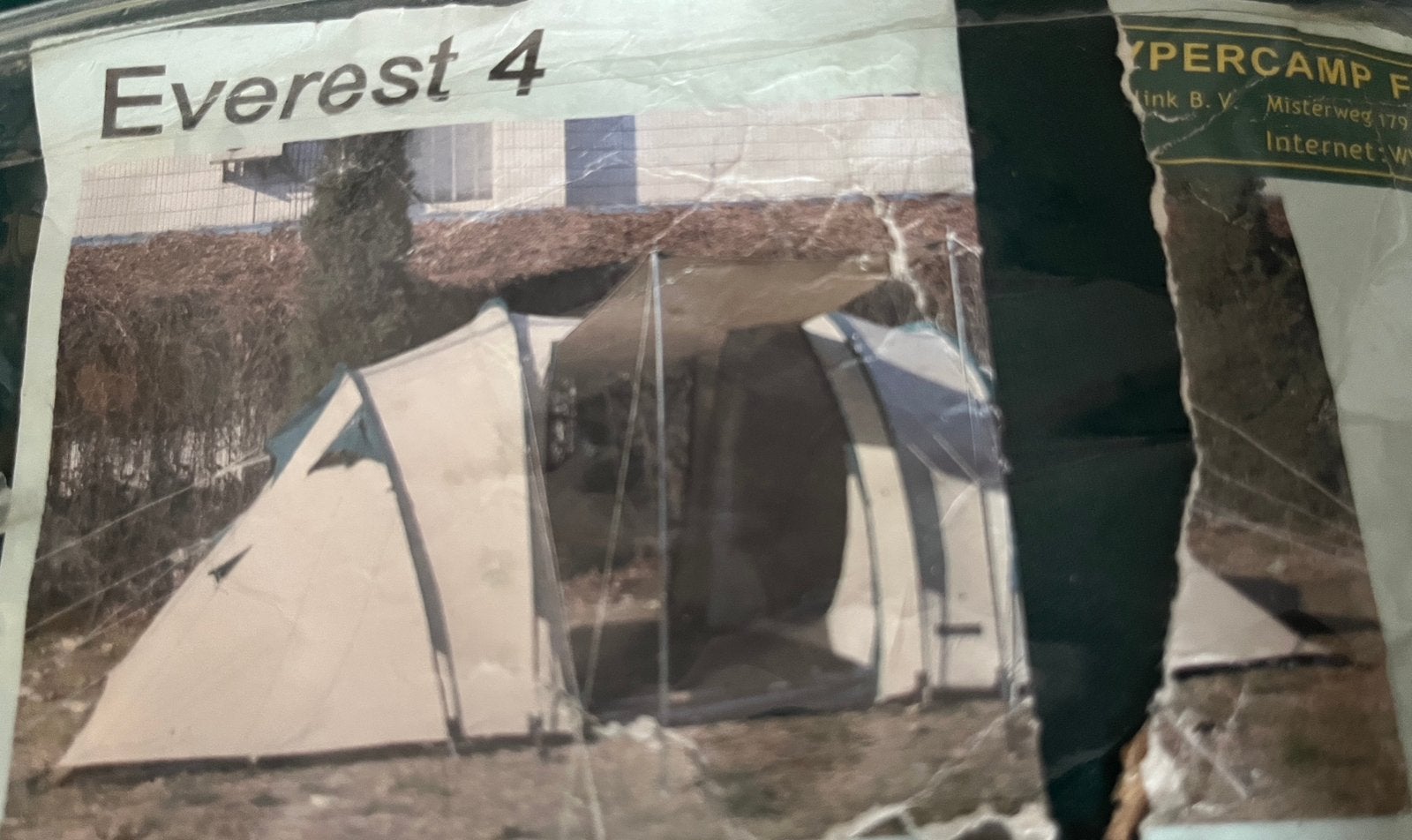 Obelink Everest 4 persoons tent NIEUW!!, Ophalen of Verzenden, Nieuw, Tot en met 5