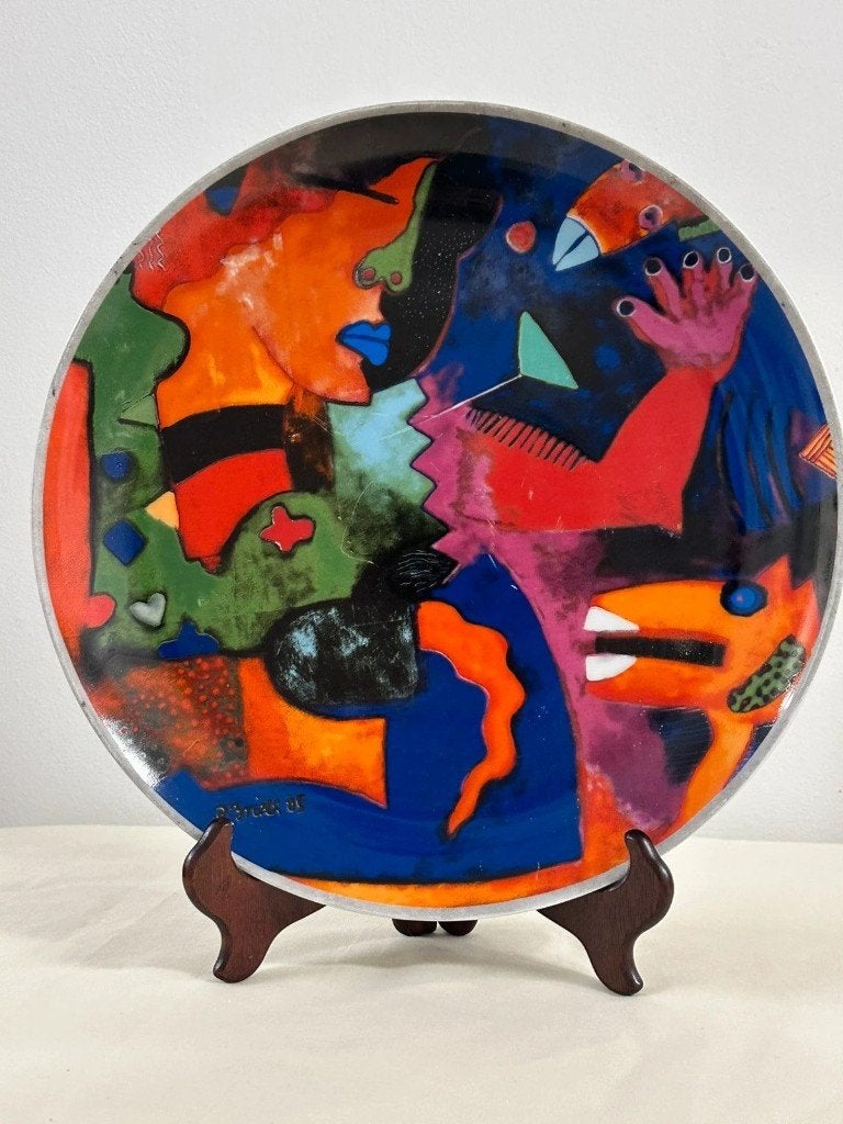 Clemens Briels kunstbord 30,5 cm – Proeven van Kunst, Ophalen of Verzenden
