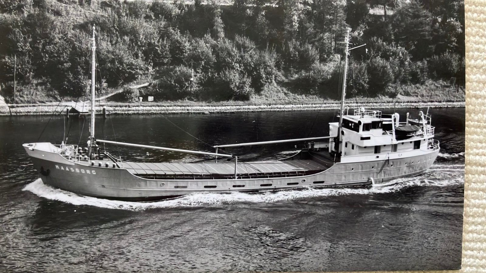 werf Welgelegen Amels Makkum  MAASBORG  1955, Verzamelen, Ophalen of Verzenden, Zo goed als nieuw, Kaart, Foto of Prent