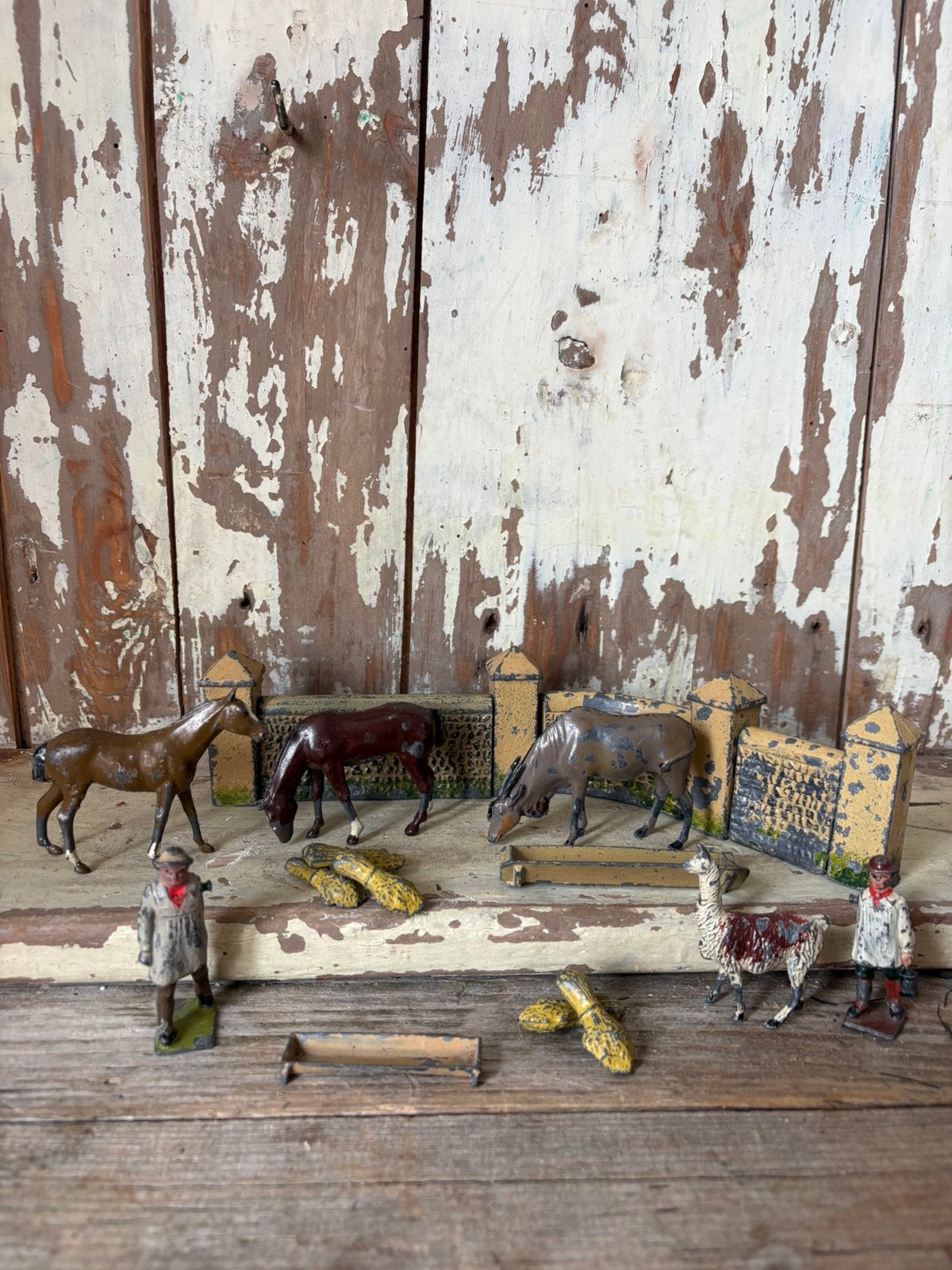 Set oude beschilderde Britains, Ophalen of Verzenden