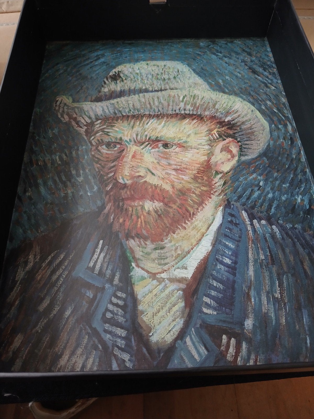 Beddinghouse doos met Van Gogh print - Leeg, Gebruikt, Meerkleurig, Ophalen of Verzenden, Klassiek