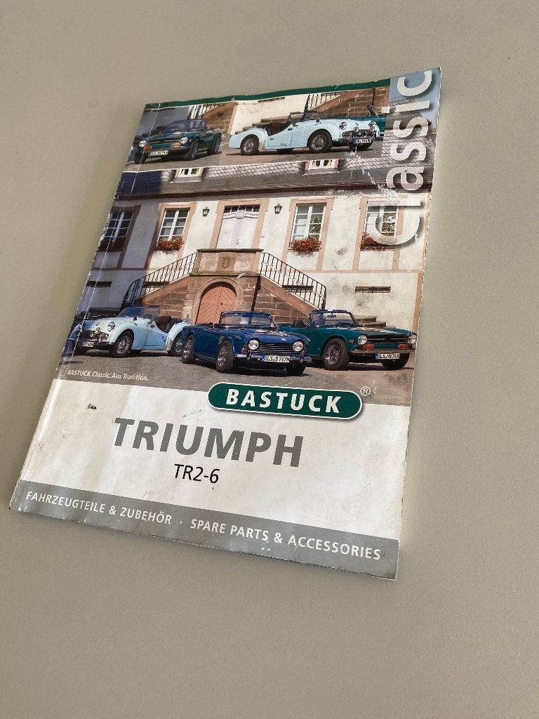 Bastuck onderdelenboek Triumph TR2-TR6, Ophalen of Verzenden, Triumph