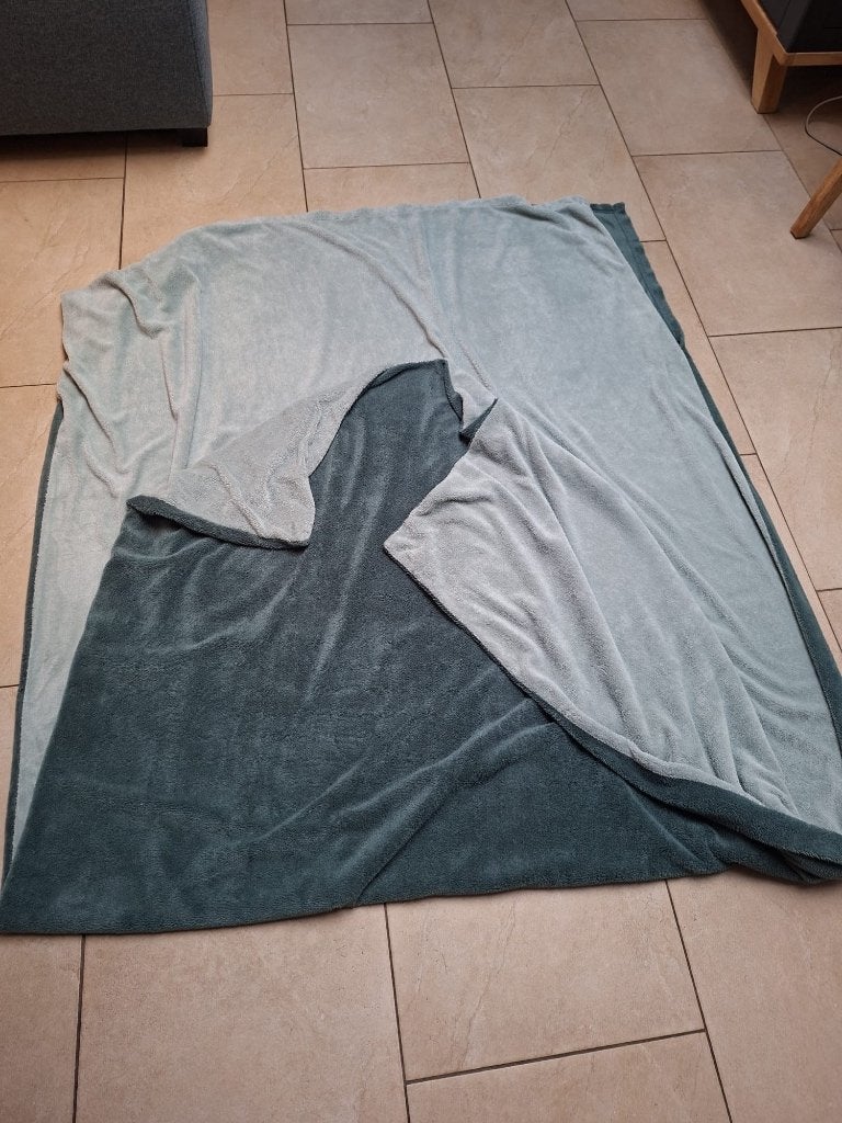 Optidee eenpersoons overtrek, Eenpersoons, Blauw, Dekbedovertrek, Ademend