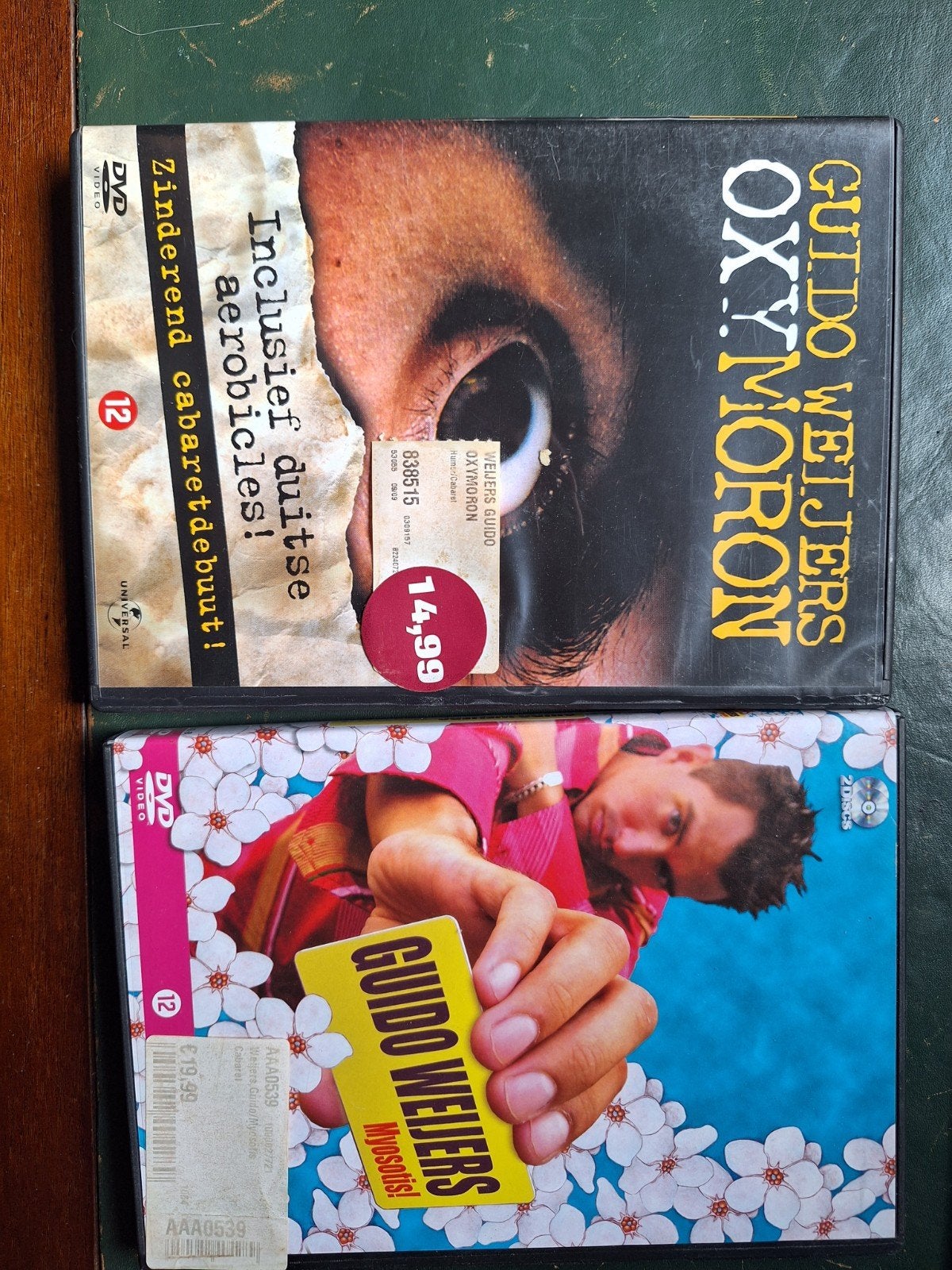 Guido Weijers: Oxymoron & Myosotis! DVD's, Stand-up of Theatershow, Gebruikt, Guido Weijers, Vanaf 12 jaar