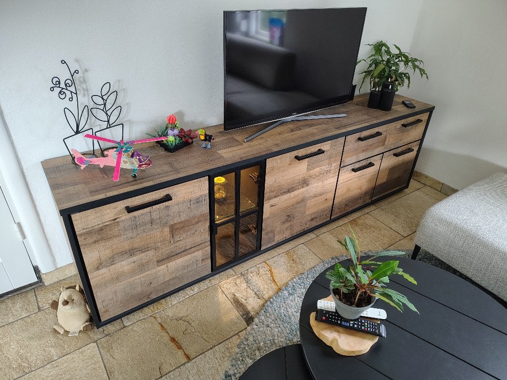 Top dressoir, uniek design, modern, Huis en Inrichting, Ophalen, Met deur(en), 200 cm of meer, Modern