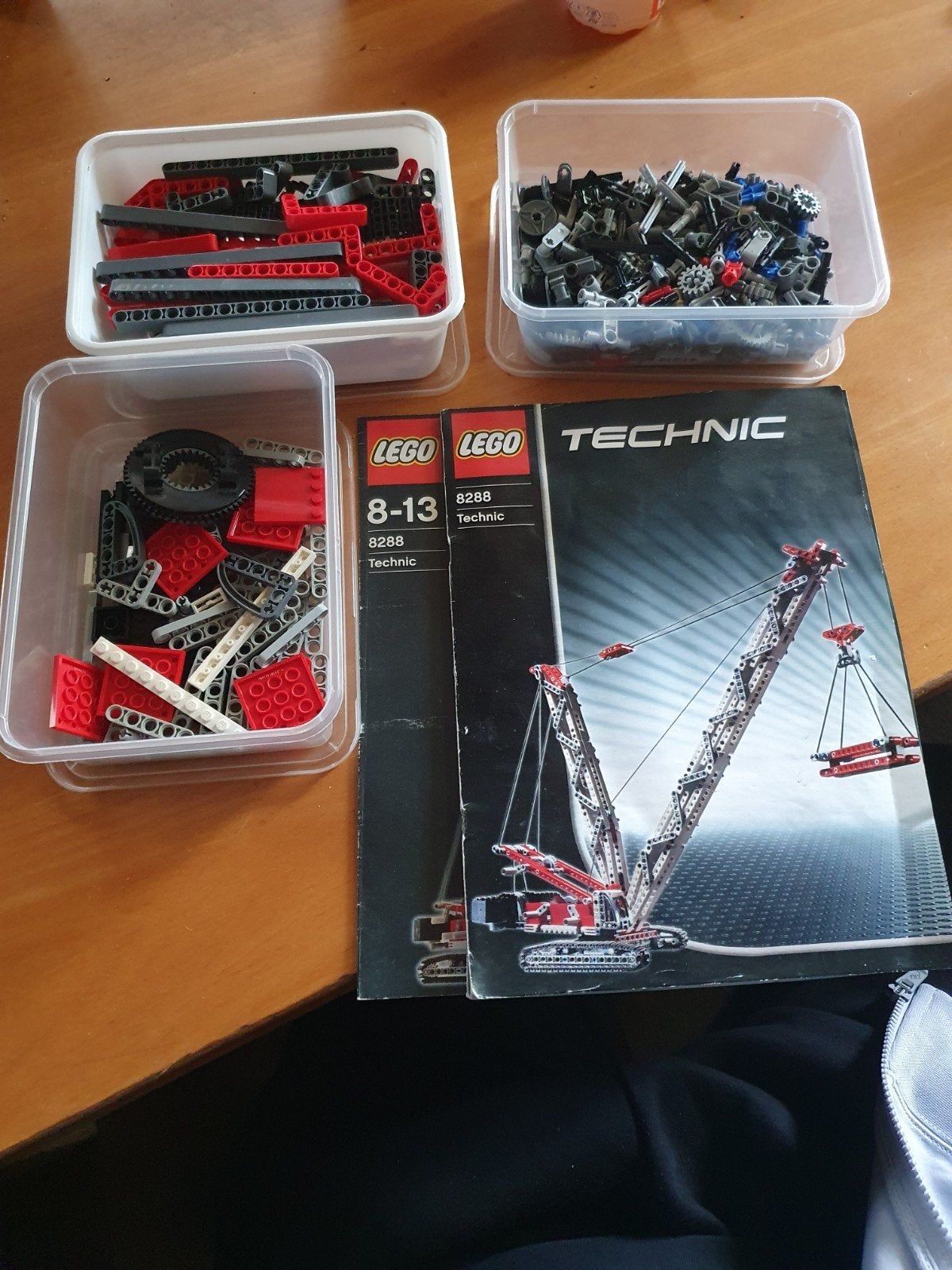 Vintage lego 8288 crawler crane, Ophalen of Verzenden, Gebruikt