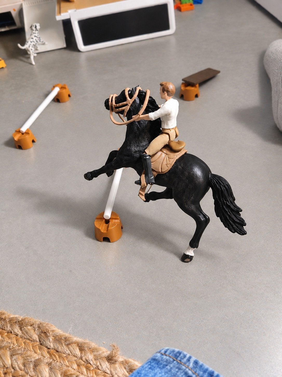 schleich paarden trailer, Verzenden, Zo goed als nieuw