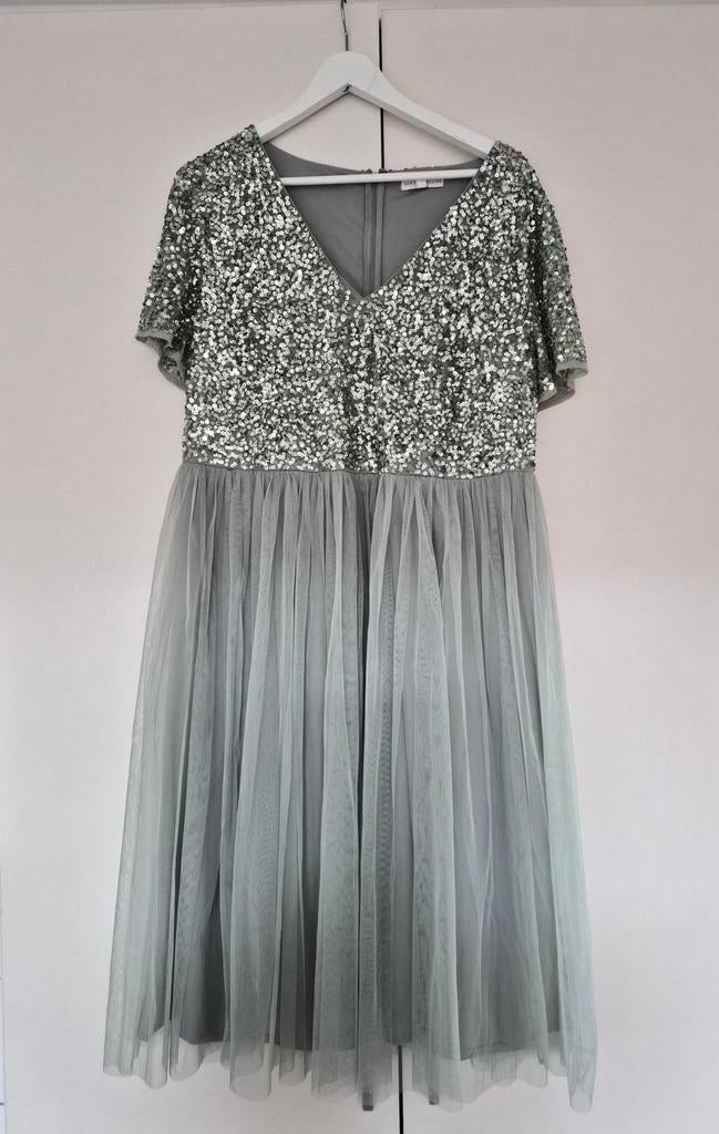 Maya Deluxe Jurk met pailletten en tule - Maat 44, Kleding | Dames, Ophalen, Maat 42/44 (L), Zo goed als nieuw, Maya Deluxe