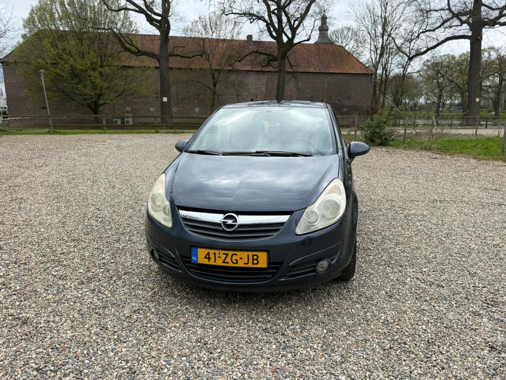 Opel Corsa 1.2 16V 3D WR 2008 Grijs, Auto's, Voorwielaandrijving, 450 kg, 40 €/maand, 1229 cc