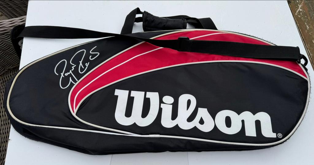 Wilson Roger Federer tennis tas – zwart/rood, Ophalen of Verzenden, Gebruikt, Tas, Wilson