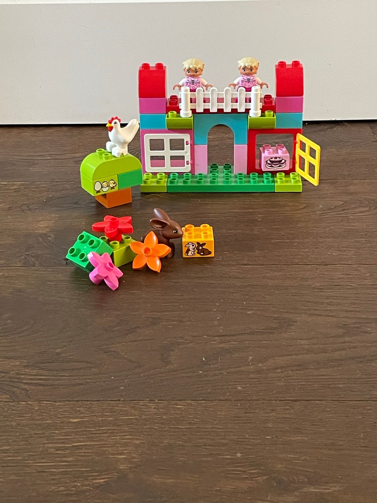 LEGO Duplo Roze Doos Vol Plezier 10571 (zonder doos), Gebruikt, Overige thema's, Ophalen of Verzenden, Compleet