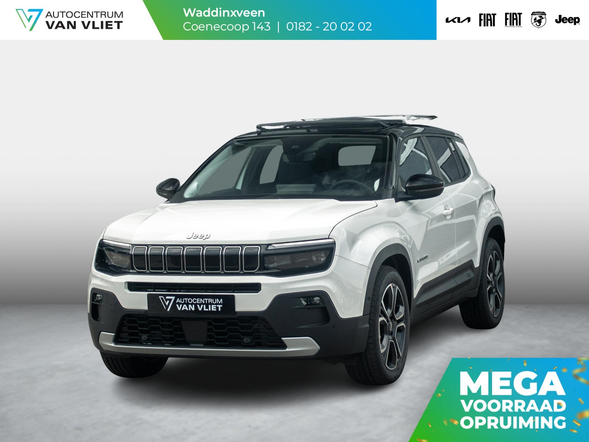 Jeep Avenger Summit 54 kWh | Uit voorraad leverbaar | 17% Bi, 394 km, Gebruikt, 156 pk, Met garantie (alle)