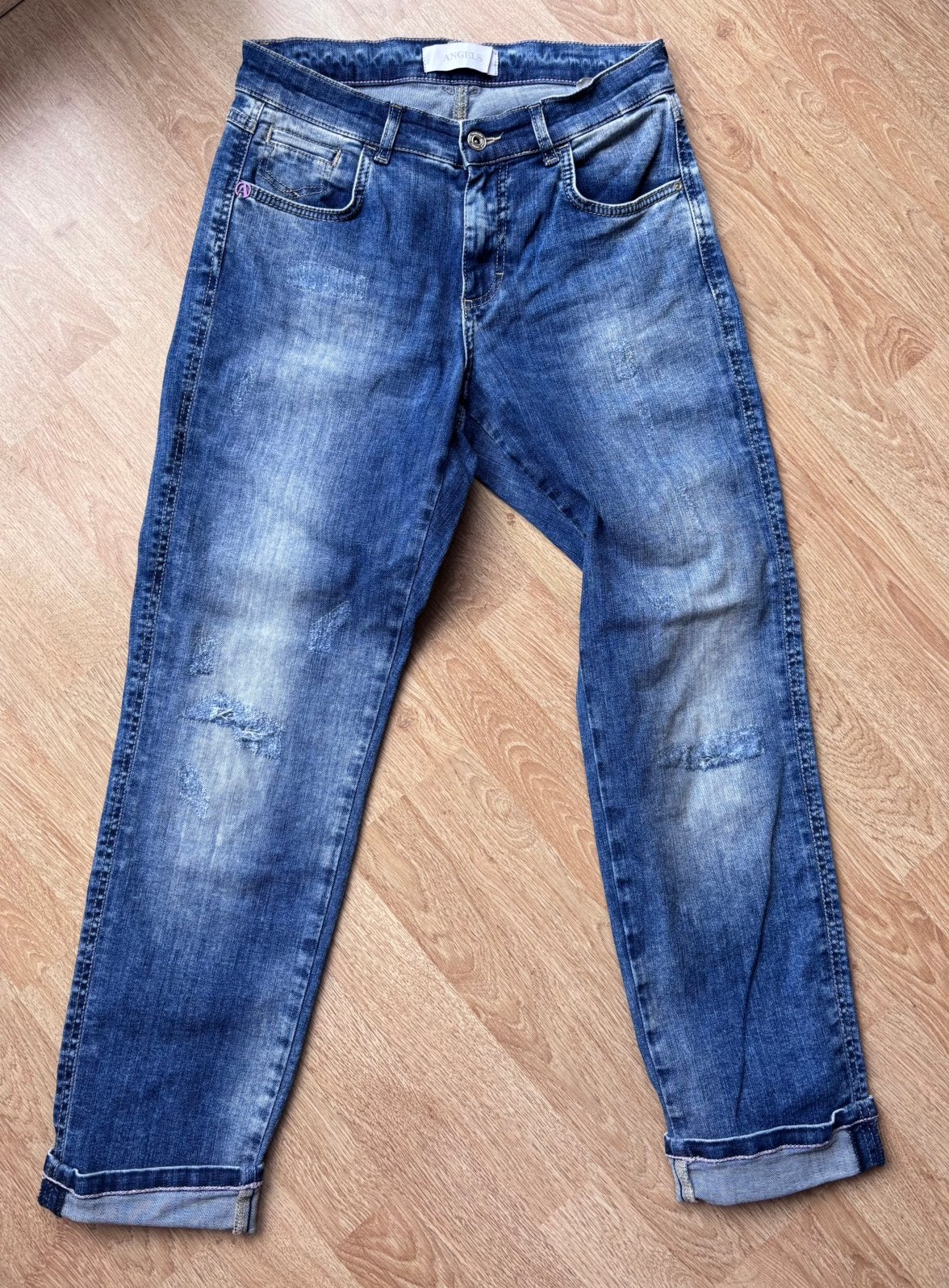 Angels Jeans maat 38, Ophalen of Verzenden, Zo goed als nieuw, Blauw, W30 - W32 (confectie 38/40)