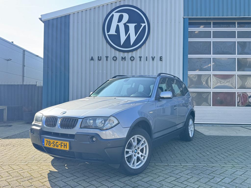 BMW X3 2.5i Automaat / Trekhaak / NL Auto (bj 2006), Auto's, BMW, Bedrijf, Te koop, X3, 4x4, ABS, Airbags, Airconditioning, Alarm
