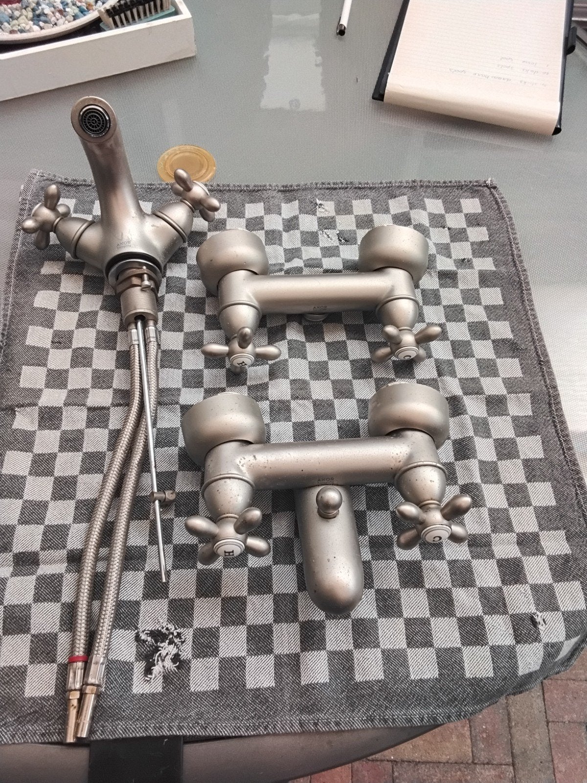 Complete set grohe axor kranen, Doe-het-zelf en Verbouw, Sanitair, Ophalen, Nieuw, Kraan