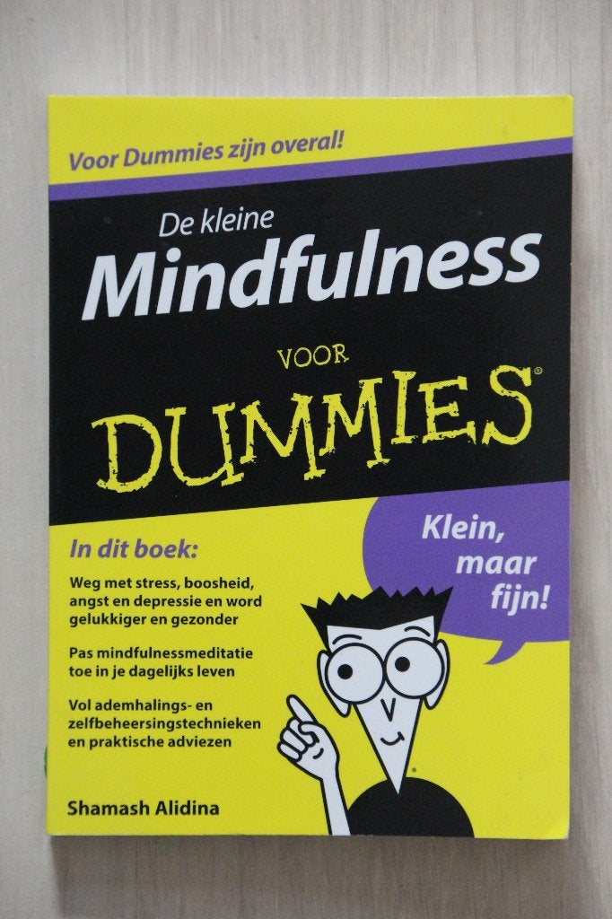 MINDFULNESS voor Dummies - Shamash Alidina, Shamash Alidina, Ophalen of Verzenden, Zo goed als nieuw, Cognitieve psychologie