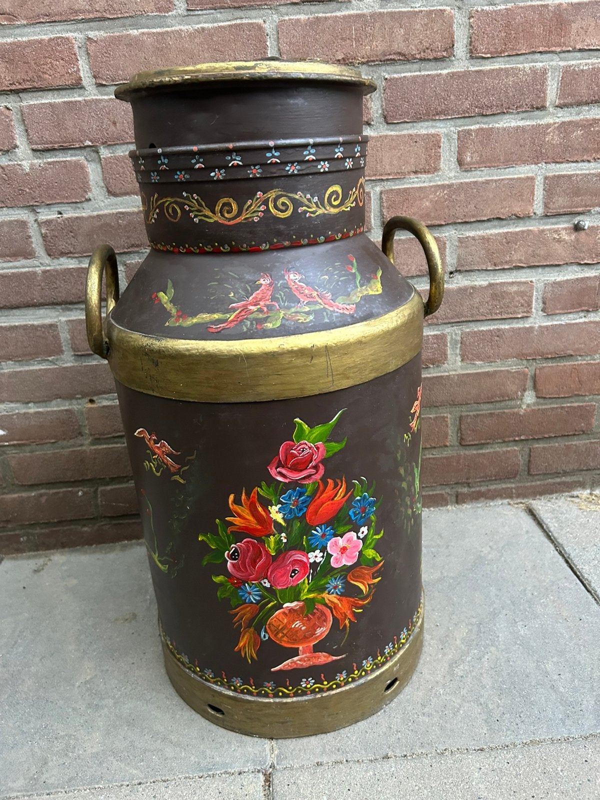 Melkbus beschilders (ophalen), Ophalen