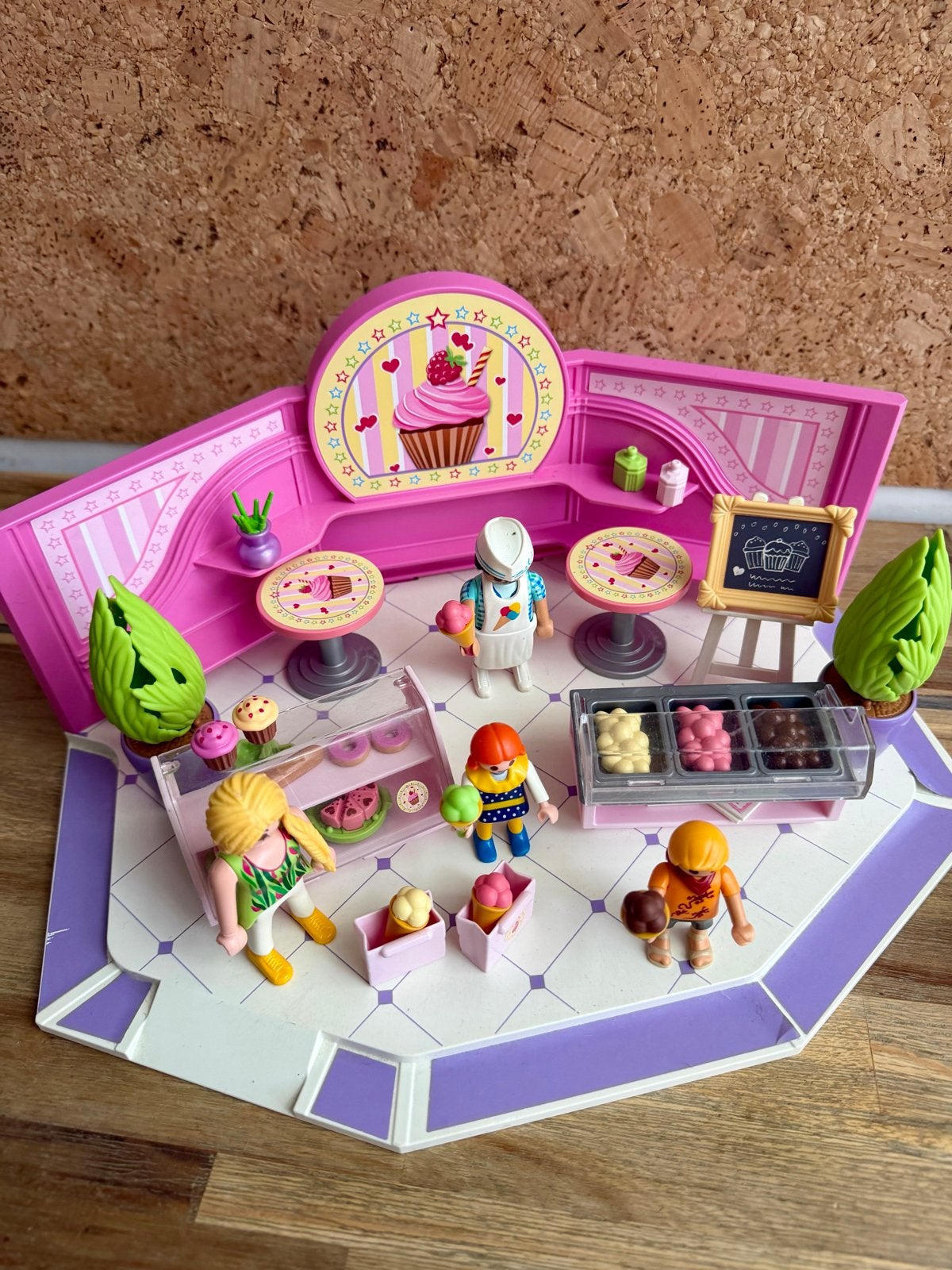 Playmobil IJssalon/Bakkerij, Gebruikt, Gebouw, Complete set, Ophalen of Verzenden