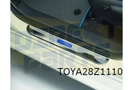 Toyota Yaris P13 Instaplijsten (2x) tekst ''Hybrid" blauw Or, -, Verzenden, -, Nieuw