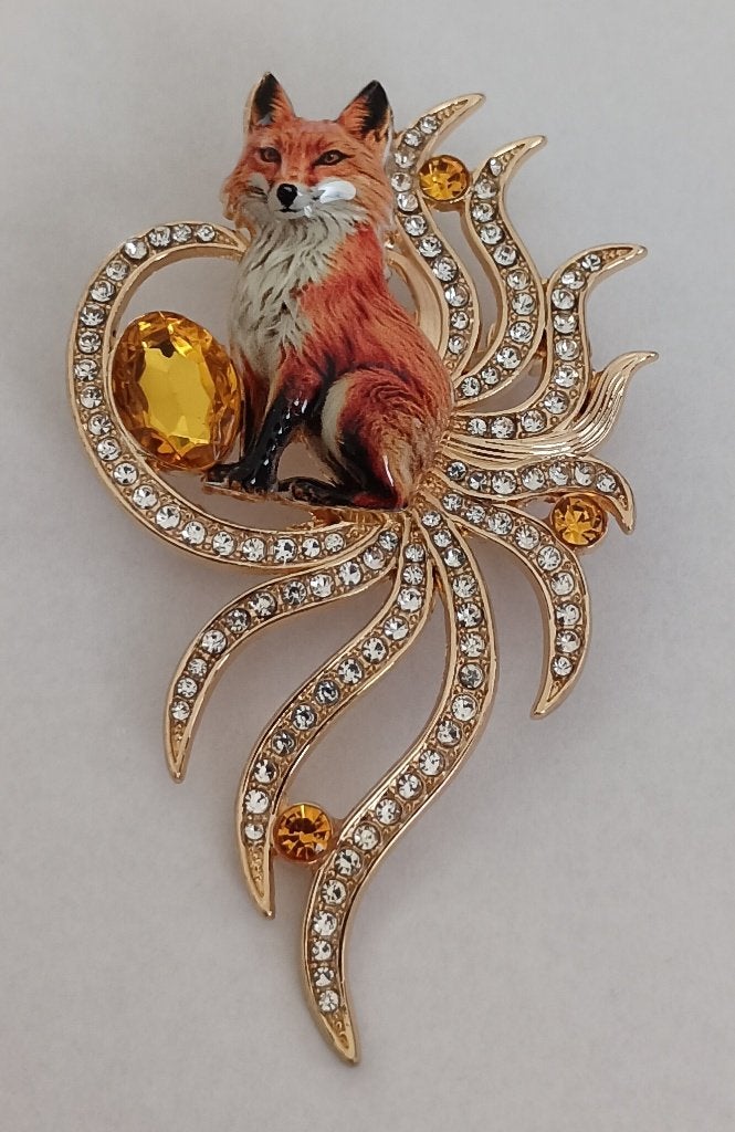 Vos guirlande broche, Overige materialen, Overige kleuren, Nieuw, Ophalen of Verzenden
